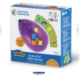 러닝리소스 유치원 초등학생 창의력 로봇마우스 코딩장난감 코드앤고 시리즈 : 웁스1052