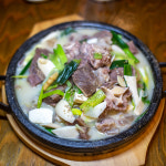 모듬수육전골 혼술안주 가족모임 사골국물 곰국 육수 도가니수육 꼬리곰탕 도가니탕 즉석조리 : 부잣집설렁탕