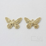 나비 펜던트 16mm X 11mm [P0073_G] : 게코크레용