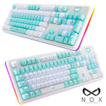 녹스 게이밍 키보드 기계식 크리스탈키캡 VALKAN CK 민트 : 홍컴