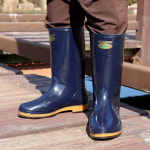 조은산업 미끄럼방지장화 안티슬립 J-06 여성용 (블루) 안전장화 : 햇살빚은