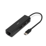 유니콘 USB유선랜카드+3포트 USB멀티허브 C타입 100Mbps TH-200N : 유니콘스토어