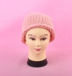 23BJH313상 신규재고 스크랩 여성 겨울 심플 무스탕 니트 모자 : 스타일더홀림