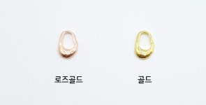 타원 메탈아트링 네일데코 1 (5개입) : 로와네일몰