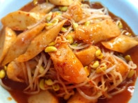 매운맛) 콩나물 국물 오뎅 어묵탕 떡볶이 양념 빨강 소스 식자재 : 미자뎅스