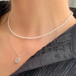 [silver925] 담수 진주 목걸이 (무배) : NOLANC 놀랑