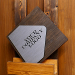 감성 원목 입체 간판 카페 회사 식당 매장 오픈 선물 미니 소형 사인 제작 GPC002 : 블랑쉐나인