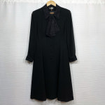 언커먼빈티지 A0164 블랙 넥카라 레이스원피스 : 언커먼빈티지