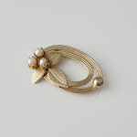 vintage pearl nut brooch 빈티지 진주 열매 브로치 (VJ0010) : 앙두앙