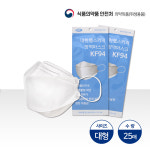 의약외품 대한헬스키퍼 방역마스크 KF94 25매/ 식약처허가 : 에스비메디칼