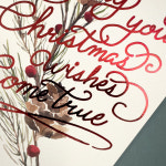 [케이페이퍼] 솔방울 일러스트 크리스마스카드 솔방울목장 : 케이페이퍼