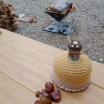 손뜨개 DIY 이소 가스 워머 뜨기 코바늘 티코스터 감성 캠핑용품 만들기 뜨개질 키트 : 뜨다가게