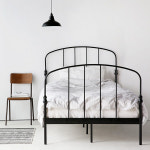 마켓비 EVAS 더블 모던 철제 북유럽 디자인 철재 1인 공부방 학생 원룸 침대 이케아 : 곰곰라이프