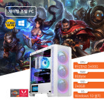 롤 게이밍 컴퓨터 메이플 던파 게임용 조립 PC 본체 미라클 LUMIA 라이젠2 3400G 8GB SSD240GB VEGA 윈도우10 설치 : 태원디지털프라자