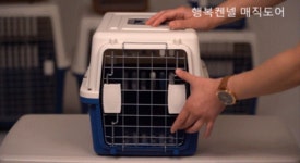 행복켄넬 매직도어 150 250 300 350 400 450 550 소형견 중형견 대형견 강아지 이동장 : 녹색 친환경 표면처리 카페