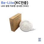 Be-Lite 비라이트 원형 직부등 센서등 15W 복도등 현관등 : 그린LED조명
