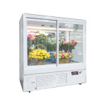 꽃쇼케이스 사각앞문 꽃냉장고 UKGS-W1200FDF 화이트 꽃집 화원 진열장 상부냉각 UV살균 콤프워런티3년 주문제작가능 : 다이아RNF