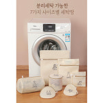 세탁망 빨래망 주머니 와이셔츠 티셔츠 수건 속옷 이불 아기 니트 무형광 대형 먼지 거름 : 망고24