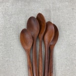 나무 티스푼 디저트스푼 / 옻칠 우드 홈카페 캠핑 수저 : 그릇맛집