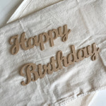 우드토퍼 생일축하기념토퍼 해피벌쓰데이 : 마이리틀제이