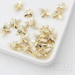 엔틱 꿀벌 펜던트 [14.5mm x 11mm] [P0080_G] : 게코크레용