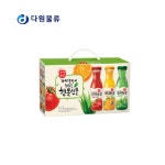 웅진식품 가야농장 종합 선물세트(6종음료) 180ml x 12병 꼬마병 : 다원물류
