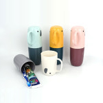 휴대용 여행용 어린이집 칫솔통 코끼리 칫솔통 유치원 양치컵 케이스 : 에클리츠 ECLITS