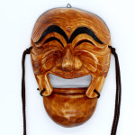 백정 대 한국 하회탈 전통 탈 공예품 외국인 바이어 선물 인테리어 소품 가면 : 경일문화가게