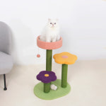Meoof 플라워 정글 캣타워 캣폴 고양이스탭 스크래쳐 하우스 : 생활만랩