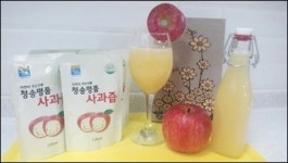 [착즙사과즙]청송명품사과즙60포(30포+30포)/청송사과즙/청송반딧불농장 : 청송반딧불농장