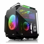 컴이지 킹덤 GK 고릴라 강화유리 (RTX 빅타워 LED 큐빅타입 튜닝PC케이스 LED) : 호연디지털