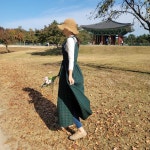 바이바농 레이어드 라인제이빈 핸드메이드 앞치마 : 바이바농