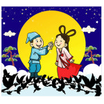 견우와직녀  칠석 칠월칠석 까마귀 선녀 전래동화 동화배경 연극 포토존 현수막 09번 : 키즈나래디자인