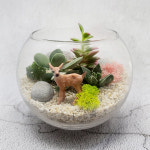 다육 테라리움 만들기 DIY 키트 동물 시리즈(15CM) : 비오스샵