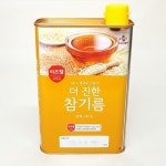 (박스) 이츠웰 더진한참기름 1L 캔  X 12 : SB푸드