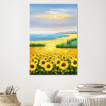행운 집들이선물 인테리어 해바라기 그림 (60cmx90cm) : 트리빌리지