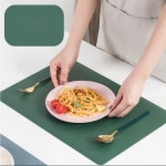 이쁜 파스텔색상 테이블 가죽 식탁 보 식사 매트 7컬러 : 일하는개미