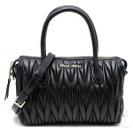 [MIUMIU] 미우미우 마테라쎄 가죽 토트백 5BB020-N88-F0002 : 신세계라이브쇼핑