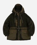 프리즘웍스 ESKIMO FLEECE PARKA _ OLIVE : 우 스토어