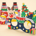 DIY 성탄절 산타 유아 놀이 미술 어린이 활동 유치원 재료 아동 돌봄 스티커 꾸미기 교실 방과후 붙이기 홈스쿨링 모양 키트 단체 소품 : 클릭해바