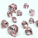 스와로브스키 4884 실리온하트 V컷 6.6x6mm 4-5p 크리스탈 네일 파츠 셀프 스와 스톤 : 포도네일