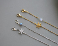 써지컬 스틸 눈꽃펜던트 볼체인 마스크 스트랩 목걸이 안경줄 : 디어바니