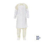 내산보호복 유진 CP-Apron 내산 앞치마 (ESD 타입 방진 제전원단) 반도체 크린룸용 : 미래유통안전