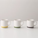 모던 클래식 라인 도자기 심플머그 3color 330ml 홈카페 머그컵 머그잔 커피잔 : 힐링다모아