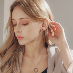 수지st귀걸이 삼각 런던 블루 토파즈 이어링 M03455 : 제이로렌