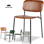 엣지우드스틸체어ONE 카페 인테리어 철재 식탁의자 고급 디자인 다이닝체어 1인체어 : 미스터가구