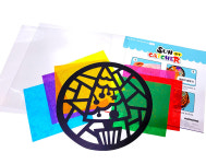 크리스마스 DIY 썬캐처 만들기 글라스 소품 재료 미술놀이 학습 미술교육 : 다솜디자인