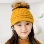 꾸미 라쿤 니트 챙모자/아동챙모자/어린이털모자 : 꾸미