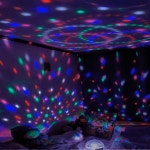 가정용미러볼 PK-150 LED 노래방 음악인식 무대조명 파티볼 싸이키 : 연합사운드