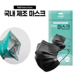 국내산 5매입 블랙마스크 : 민호에프앤비